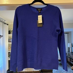 NWT - Royal Blue Cashmere Sweater - Medium